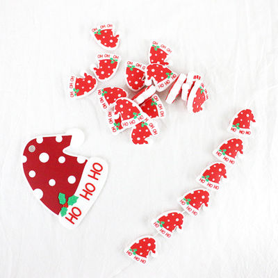 Bebek Bebek Noel Şapka Silikon Diş Çıkarma Boncuğu Çiğnenebilir BPA Ücretsiz