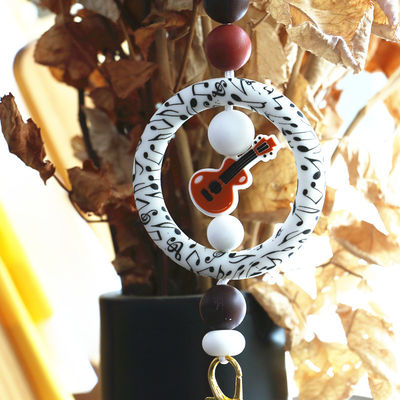 BSCI fabrika özel baskılı silikon odaklar Toksik Olmayan Bebek Boncukları BPA İçermez - Çocuklar İçin Güvenli ve Eğlenceli