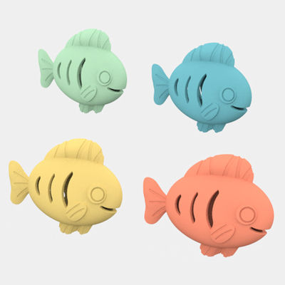 Gıda Kaliteli Silikon Balık Şekilli Kediler Oyuncağı