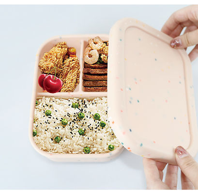 Kalite  Sustainable Silicone Food Storage Container For Students Workers ODM Fabrika
