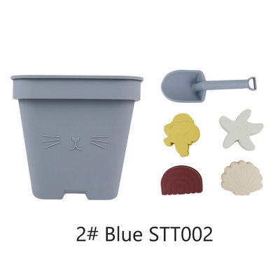 Toptan satış Silicone Bebek Oyuncak Kovası Plaj Oyuncağı