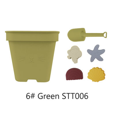 Toptan satış Silicone Bebek Oyuncak Kovası Plaj Oyuncağı