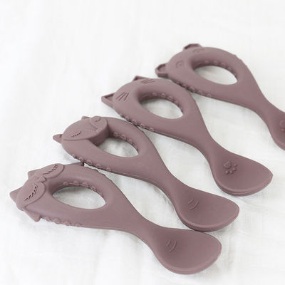 Yeni Geliş Bebek Kaşığı Gıda Kaliteli Silikon Kaşığı