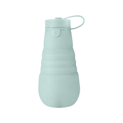 Koşu İçin OEM ODM Silikon Su Şişesi Yumuşak Katlanabilir 500Ml