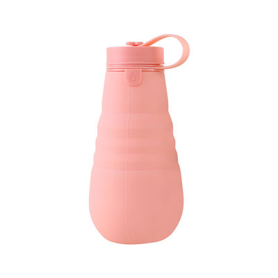 Koşu İçin OEM ODM Silikon Su Şişesi Yumuşak Katlanabilir 500Ml