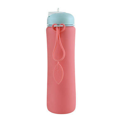Koşu İçin OEM ODM Silikon Su Şişesi Yumuşak Katlanabilir 500Ml
