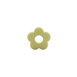 Çiçek Delikleri Silikon Diş Çıkarma Boncuk 4.5 cm DIY Emzik Klip Chew Kolye