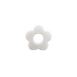 Çiçek Delikleri Silikon Diş Çıkarma Boncuk 4.5 cm DIY Emzik Klip Chew Kolye