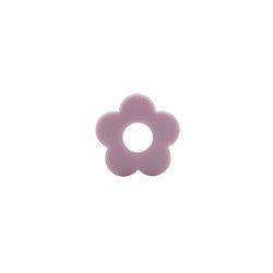Çiçek Delikleri Silikon Diş Çıkarma Boncuk 4.5 cm DIY Emzik Klip Chew Kolye