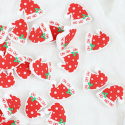 Bebek Bebek Noel Şapka Silikon Diş Çıkarma Boncuğu Çiğnenebilir BPA Ücretsiz