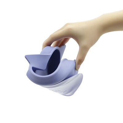 Pantone Renkli Baykuş Şekli Silikon Bebek Emme Plakası Toksik Olmayan BPA İçermez