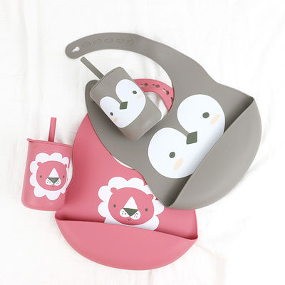 Toddler Straw Training Silikon Çocuk Bardağı BPA İçermez Çevre Dostu