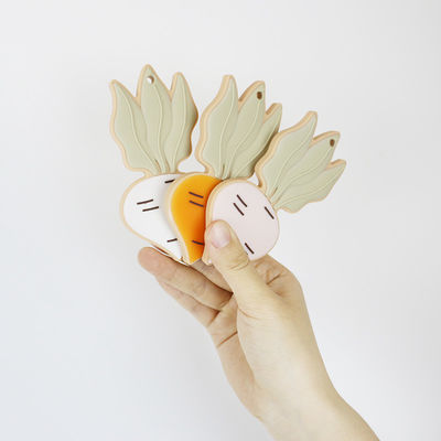 Sheep Bunny Yeni Doğan Bebek İçin BPA Free Kişiselleştirilmiş Silikon Diş Kaşıyıcı