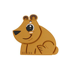 Bear Food Grade Silikon Bebek Diş Kaşıyıcı BPA İçermez Çevre Dostu