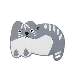 Hayvan Kedi Kitten Silikon Bebek Diş Kaşıyıcı Yürümeye Başlayan Diş Çıkarma İçin BPA İçermez