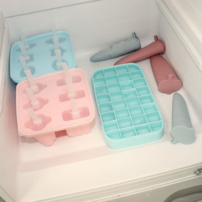 Popsicle Ice Lolly Yapımı İçin BPA Free Kişiselleştirilmiş Silikon Kalıplar