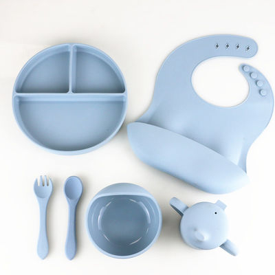 BPA Free Güvenlik Silikon Yemek Takımı, Silikon Kase ve Kaşık Seti OEM