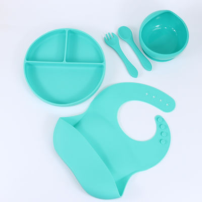 BPA Free Güvenlik Silikon Yemek Takımı, Silikon Kase ve Kaşık Seti OEM