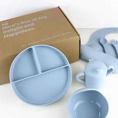 BPA Free Güvenlik Silikon Yemek Takımı, Silikon Kase ve Kaşık Seti OEM