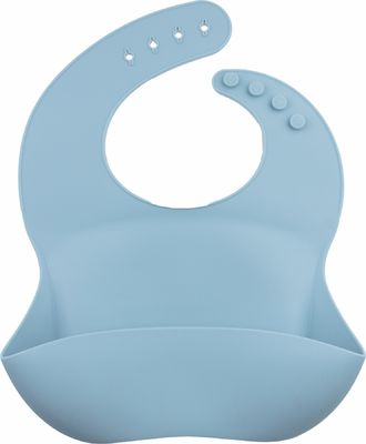 Bebek Çocuk Besleme İçin Ayarlanabilir Silikon Catcher Bib Güvenli Yumuşak