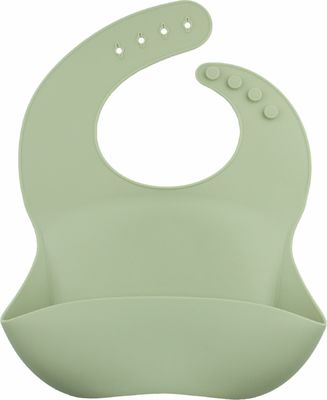 Bebek Çocuk Besleme İçin Ayarlanabilir Silikon Catcher Bib Güvenli Yumuşak