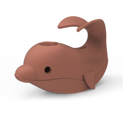 Sevimli Özel Yapılmış Silikon, Rhino Dolphin Shape ile Küvet Bacalı Kapak
