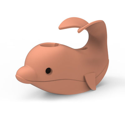 Sevimli Özel Yapılmış Silikon, Rhino Dolphin Shape ile Küvet Bacalı Kapak