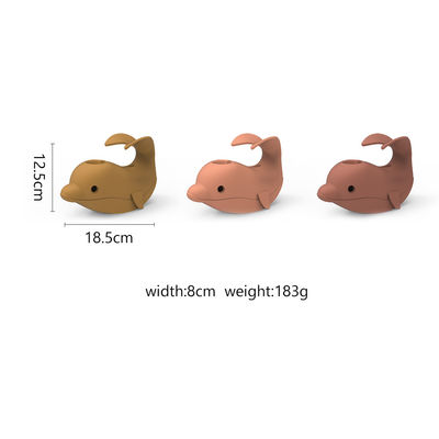 Sevimli Özel Yapılmış Silikon, Rhino Dolphin Shape ile Küvet Bacalı Kapak