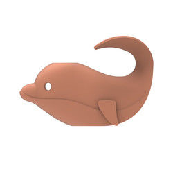 Sevimli Özel Yapılmış Silikon, Rhino Dolphin Shape ile Küvet Bacalı Kapak