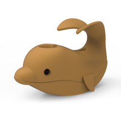 Sevimli Özel Yapılmış Silikon, Rhino Dolphin Shape ile Küvet Bacalı Kapak