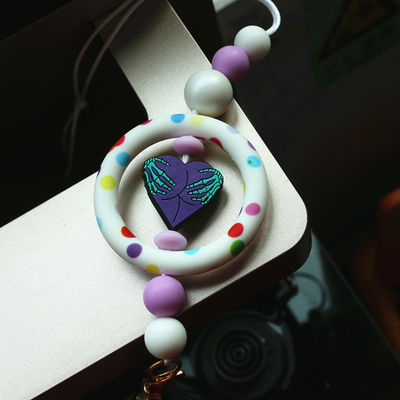 BSCI fabrika özel baskılı silikon odaklar Toksik Olmayan Bebek Boncukları BPA İçermez - Çocuklar İçin Güvenli ve Eğlenceli