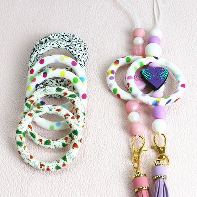 BSCI fabrika özel baskılı silikon odaklar Toksik Olmayan Bebek Boncukları BPA İçermez - Çocuklar İçin Güvenli ve Eğlenceli