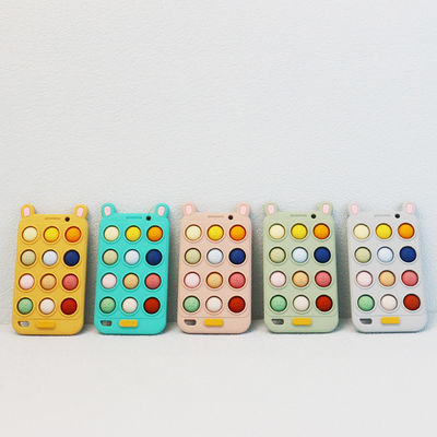 BPA Free Silikon Bebek cep telefonu şekli Rahatlık ve Rölyef için Dişlikler bebek dişleri ağrılı