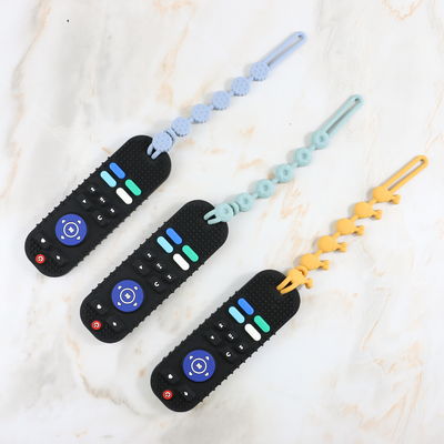 Çeşitli Renklerde Özel Çeşitli Tasarımlar Bebek Diş Çıkarma Ürünleri TV denetleyicisi silikon diş kaşıyıcı oyuncak