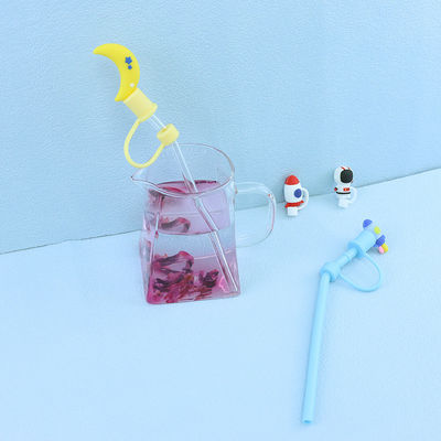 Farklı Malzeme Boyutu Straw Sippy için toptan satışta Straw Topper Charms