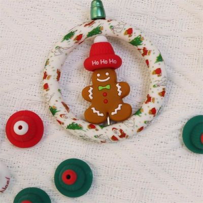 Silikon O Yüzük Mermiler Güvenli ve Zehirli Silikon 3D Noel şapkası Çocuklar için Mermiler Çocuklar için DIY mermiler kalemleri