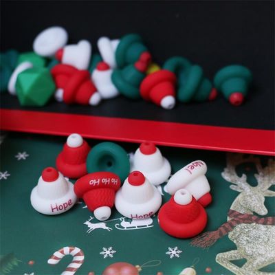 Paisen üreticisi Özel kalıcı eğlenceli Noel serisi boncukları Profesyonel için % 100 Güvenli Silikon Fokallar