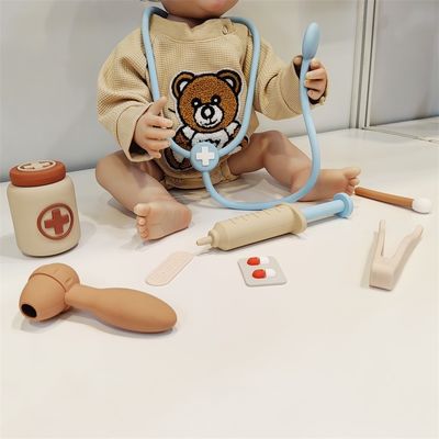 204g Silikon Doktor Oyuncak Seti Çocuklar İçin Özel Tıbbi Taşıyıcı