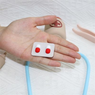Özel bebek silikon oyuncaklar doktor rolü oynayan çocuklar hemşire rolü oyuncak seti