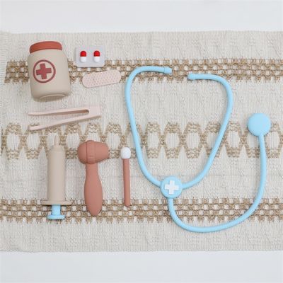 Özel bebek silikon oyuncaklar doktor rolü oynayan çocuklar hemşire rolü oyuncak seti