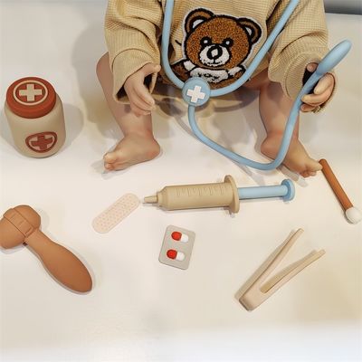 Özel bebek silikon tıbbi oyuncaklar hissel gelişim için mükemmel