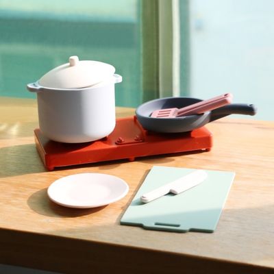 Fabrika Yeni gelen Taklit Oyun Set Mutfak Oyuncakları Montessori Eğitim Silika Gel Mutfak Silikon Oyuncak