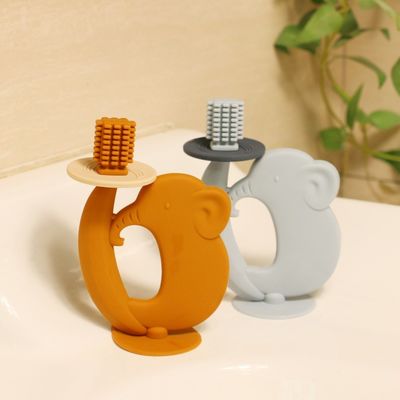 Silikon Bebek Dişleri BPA Serbest Yumuşak Yapı Ağrılı Dişekleri Sakinleştirir Dişleme Temizlik Silikon Dişleri Bebek Oyuncakları İçin Güvenli