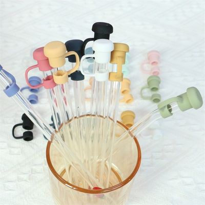 Özel yapımı Tumblers için Silikon Saman Toppers Silikon Saman Kapak Şapkalar PVC BPA Serbest Serbest