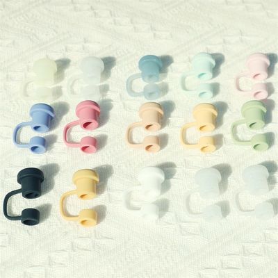 Özel yapımı Tumblers için Silikon Saman Toppers Silikon Saman Kapak Şapkalar PVC BPA Serbest Serbest