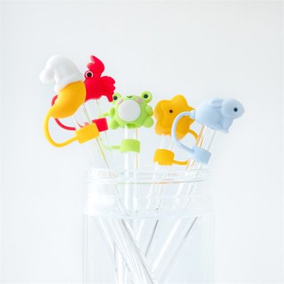 Stanley Kupası Tumblers için 3 boyutlu tam silikon saman kapağı 6-12 mm saman / Sippy