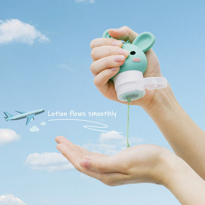 90ML Portatif Sızıntıya Karşı Sıkıştırılabilir Kozmetik Konteyner Seyahat Kiti Silicone Şampuan Seyahat Şişesi Tuvalet Ürünleri Set