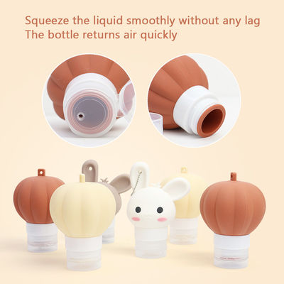 90ML Portatif Sızıntıya Karşı Sıkıştırılabilir Kozmetik Konteyner Seyahat Kiti Silicone Şampuan Seyahat Şişesi Tuvalet Ürünleri Set