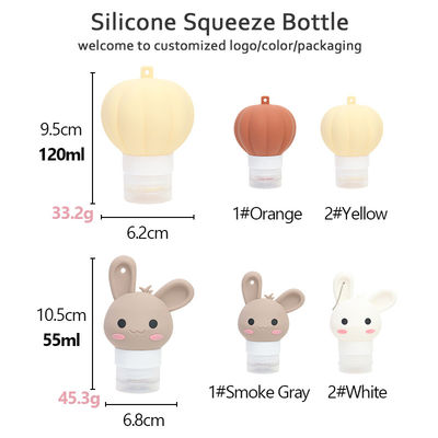 90ML Portatif Sızıntıya Karşı Sıkıştırılabilir Kozmetik Konteyner Seyahat Kiti Silicone Şampuan Seyahat Şişesi Tuvalet Ürünleri Set