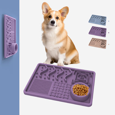BPA içermeyen kokusuz silikon evcil hayvan tabakları hayvan köpek tabakları yumuşak malzemelerden silikon köpek yemek tabakları satılıyor
